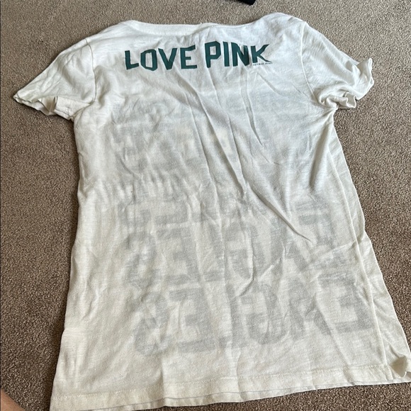 Victoria's Secret White and Gray Philadelphia Eagles Tee - Picture 2 of 3
